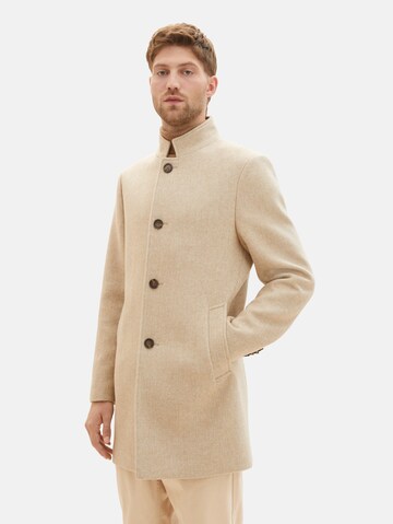 Manteau mi-saison TOM TAILOR en beige : devant