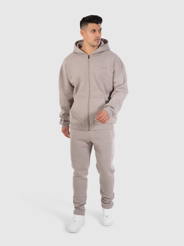 Coupe slim Pantalon ' Evra ' Smilodox en marron