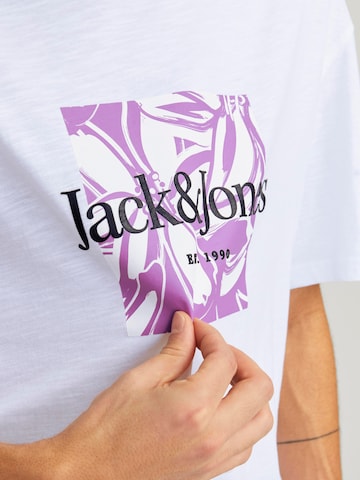 JACK & JONES Tričko 'Lafayette' - biela