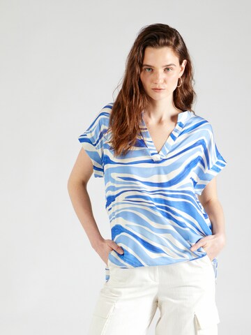 Fransa - Blusa 'ZENA' en azul: frente