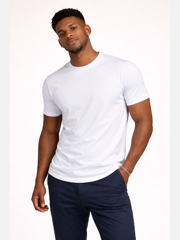 LAGØN - Camiseta en blanco: frente