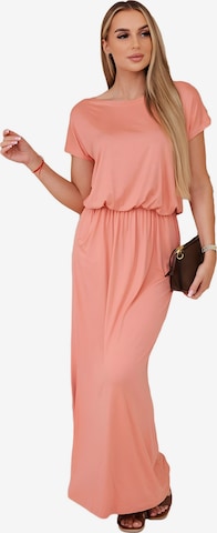 Lumera Kleid in Orange: Vorderseite
