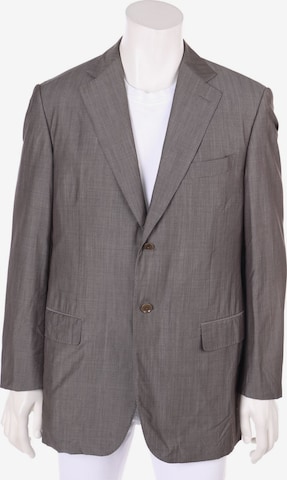 PAL ZILERI Suit Jacket in XXL in Brown: front