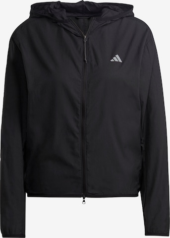 ADIDAS PERFORMANCE - Chaqueta deportiva 'Run It' en negro: frente