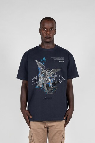 MJ Gonzales Shirt 'SAINT V.1' in Blauw