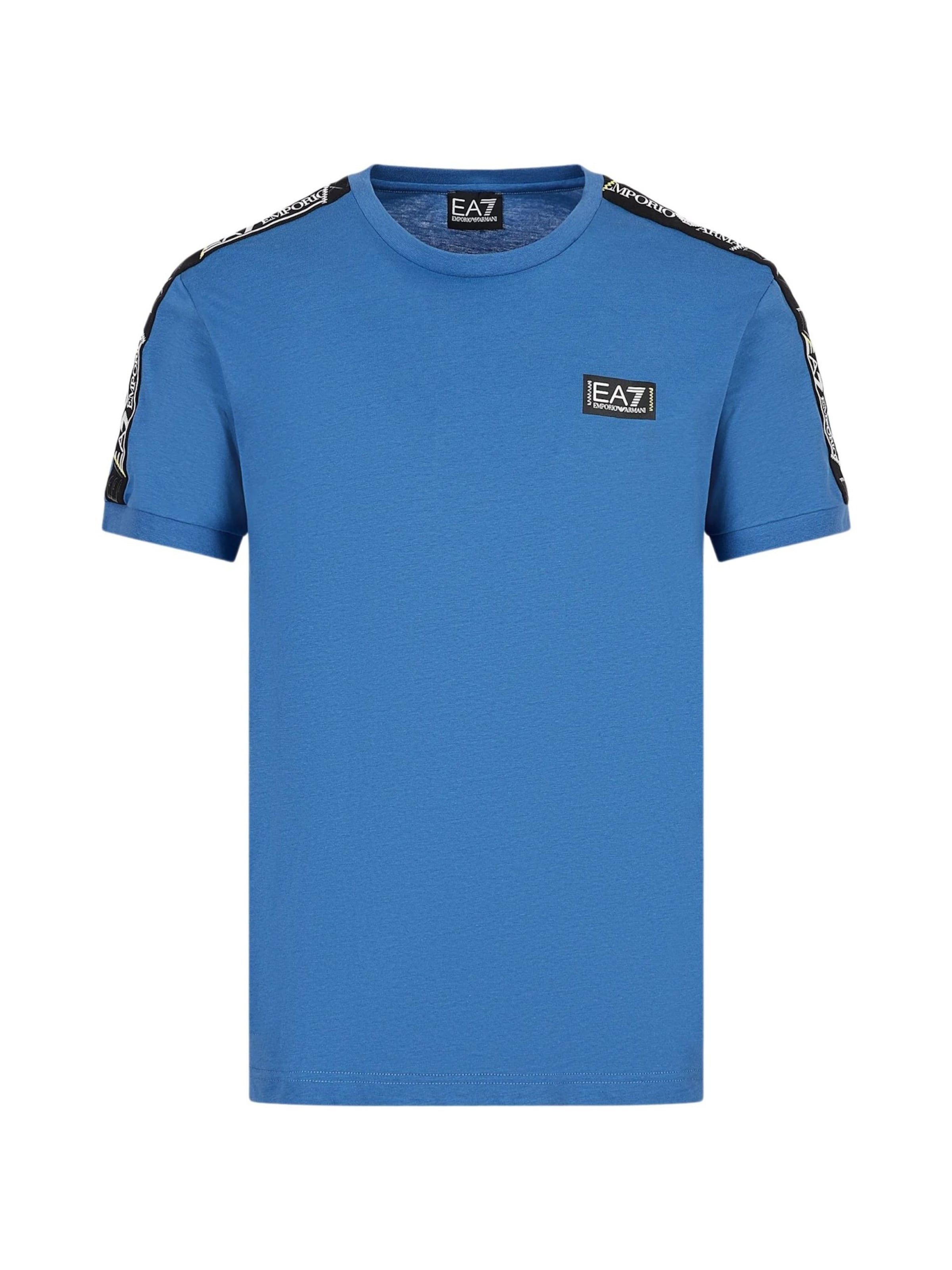 EA7 Emporio Armani Shirt in Blauw: voorkant