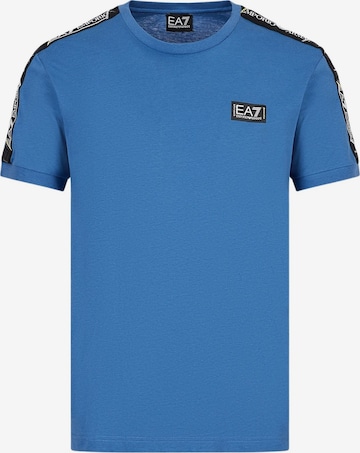 EA7 Emporio Armani Shirt in Blauw: voorkant