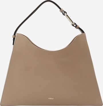 FURLA - Mala de ombro em bege: frente