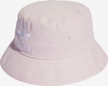 Chapeaux 'Adicolor Trefoil' ADIDAS ORIGINALS en rose : devant