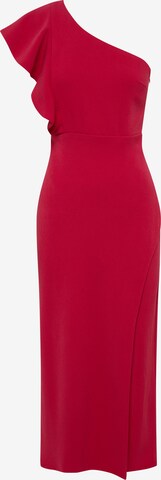 TussahKoktel haljina 'ROSLINA' - roza boja: prednji dio
