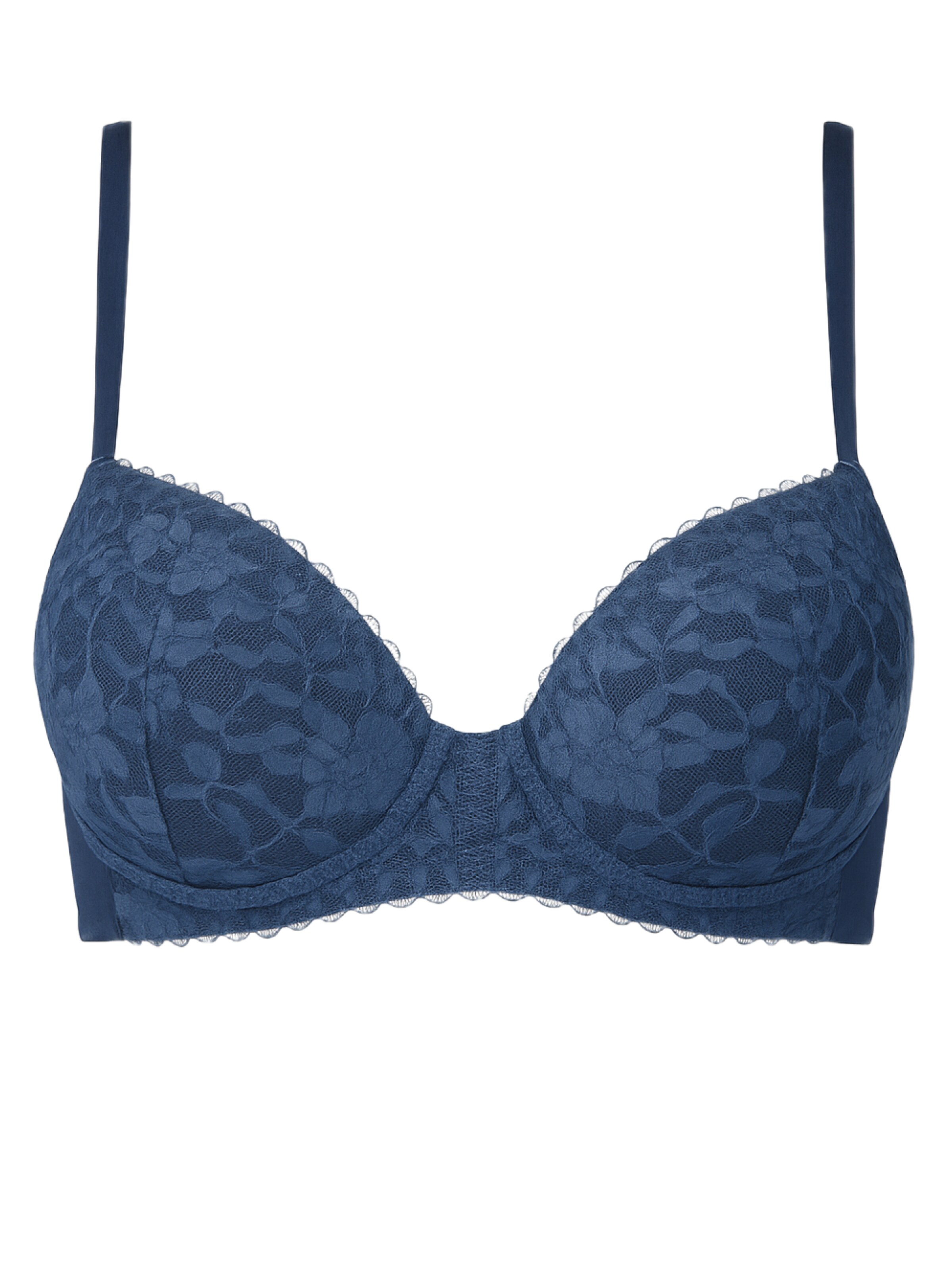 C&City Push-up BH in Grau: Vorderseite