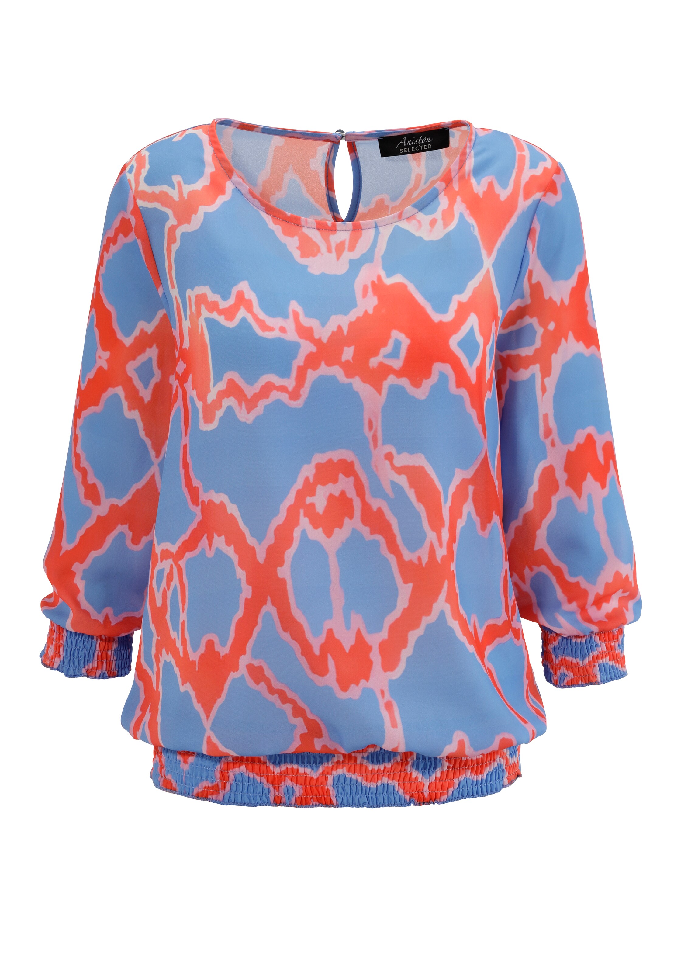 Aniston SELECTED Bluse in Blau: Vorderseite