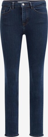 WE Fashion Skinny Jeans i blå: framsida