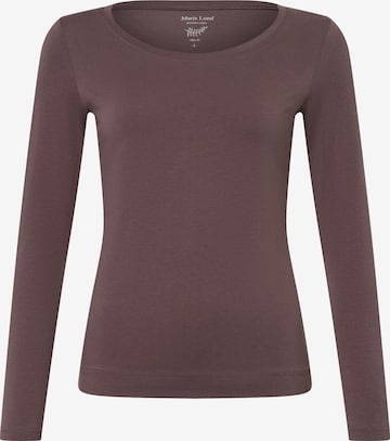 Marie Lund Shirt in Braun: Vorderseite