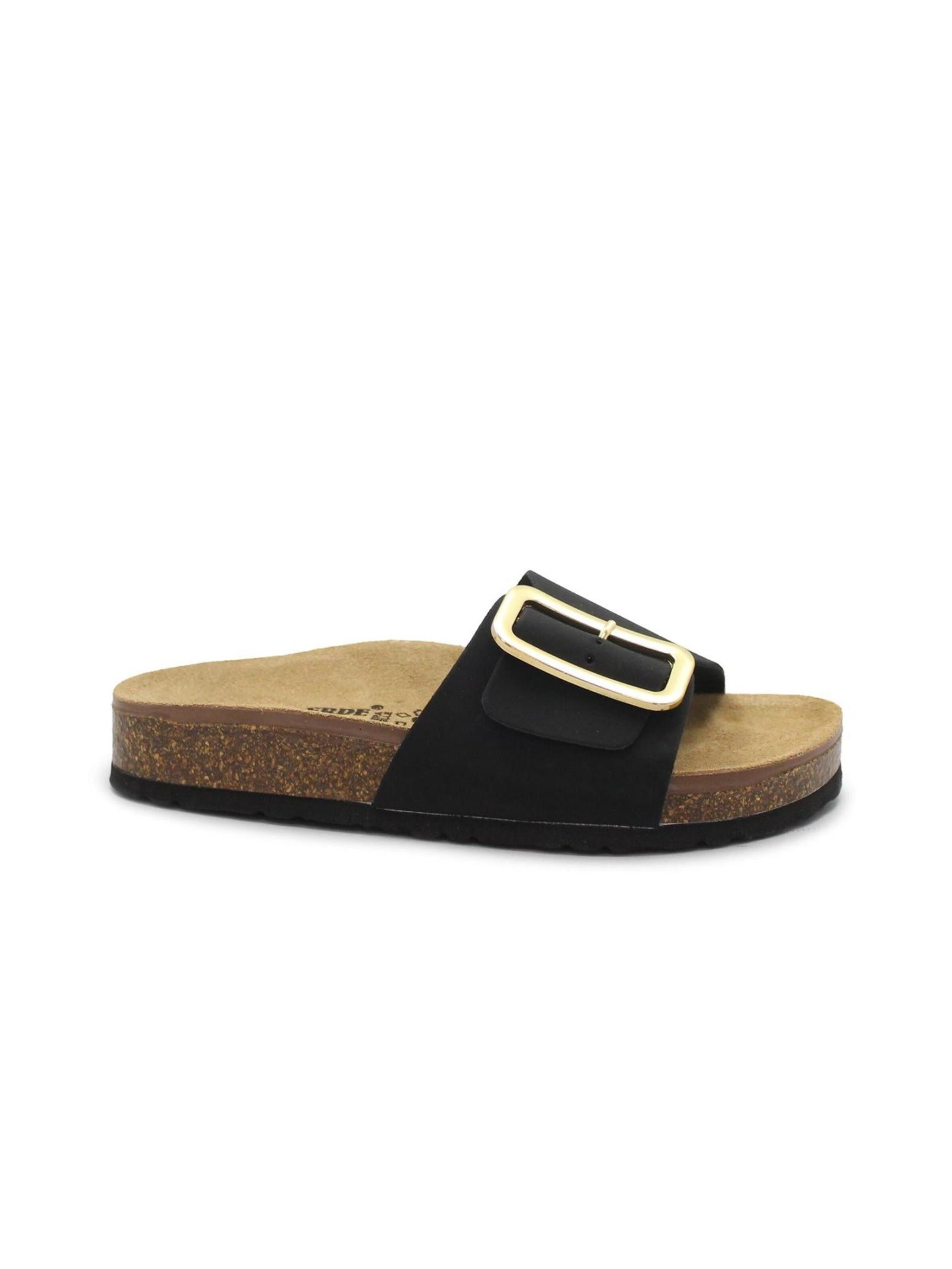 Zoccoletto 'VH31836' di Valleverde in nero: frontale