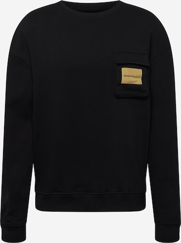 Denim Project Sweatshirt 'FILIPPO' in Black: front