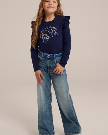 WE Fashion Футболка в Синий