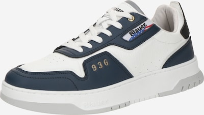 Sportbačiai be auliuko iš Blauer.USA, spalva – tamsiai mėlyna / balta, Prekių apžvalga