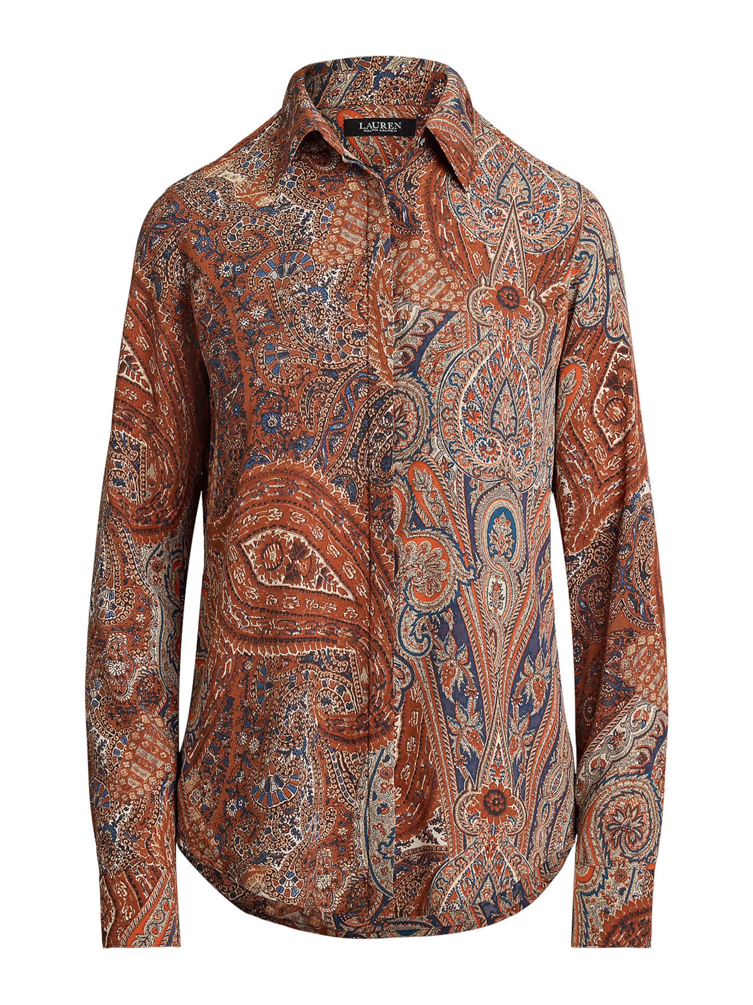 Camicia da donna &#x27;KRISTY&#x27; di Lauren Ralph Lauren in marrone: frontale