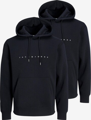 JACK & JONES Sweatshirt 'Star' in Zwart: voorkant