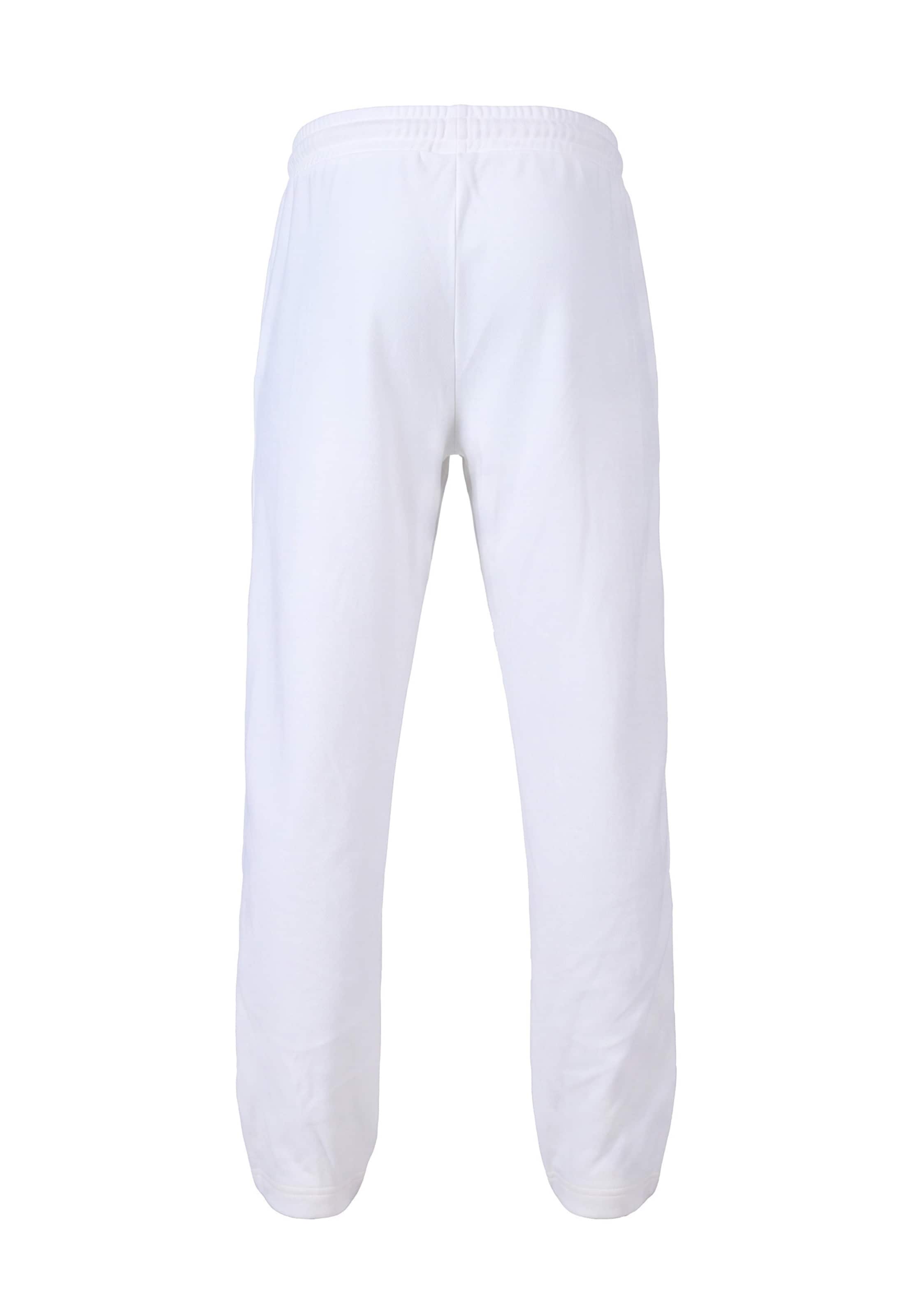 Sergio Tacchini Loosefit Sporthose in Weiß