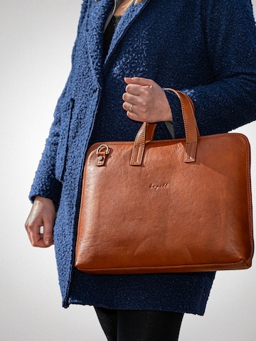 bupell Laptop Bag 'Pietro' in Brown