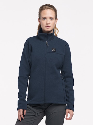 Haglöfs Athletic Fleece Jacket 'Swook' in Blue: front