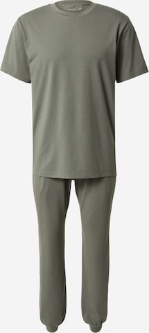 Abercrombie & Fitch Pajamas long in Green: front