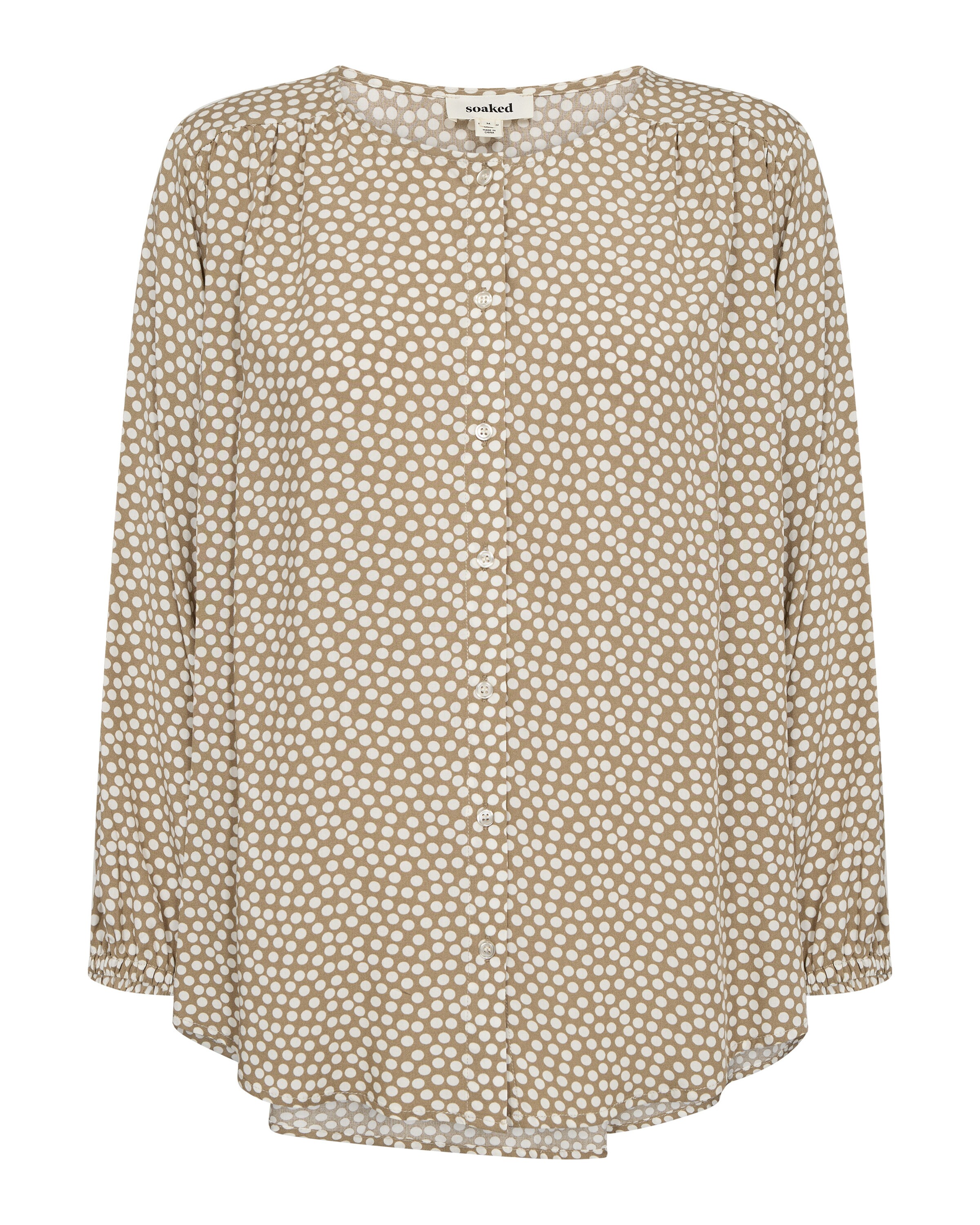 SOAKED IN LUXURY Blouse 'SLArjana Leodora' in Grün: Vorderseite