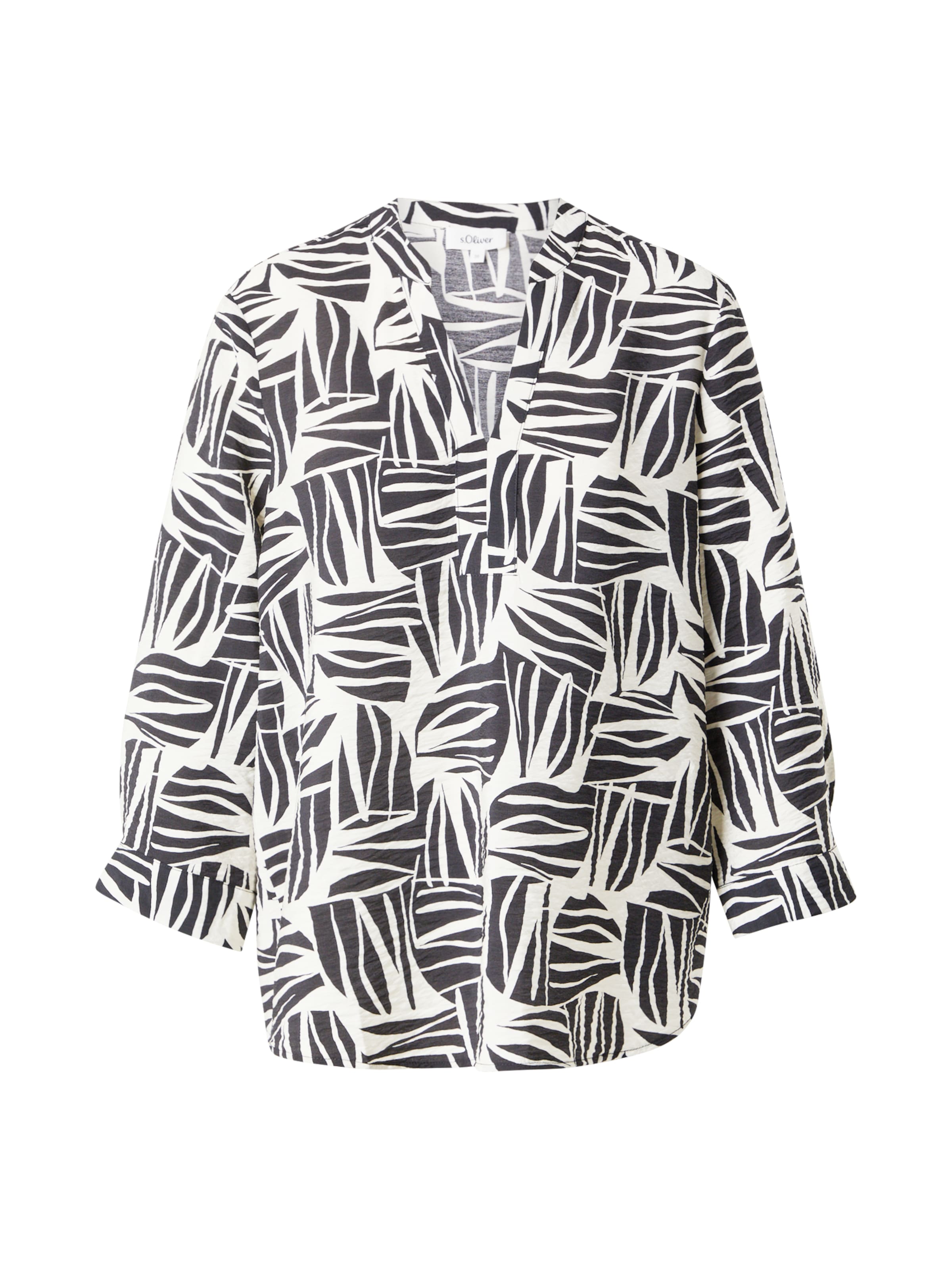 s.Oliver Bluse in Schwarz: Vorderseite