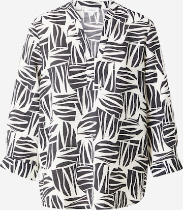 s.Oliver Bluse i sort: forside