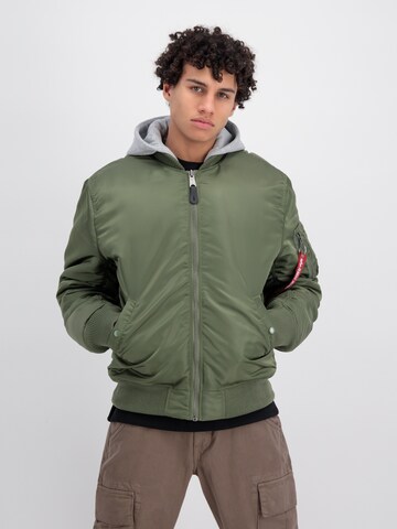 ALPHA INDUSTRIES - Chaqueta de invierno en verde: frente