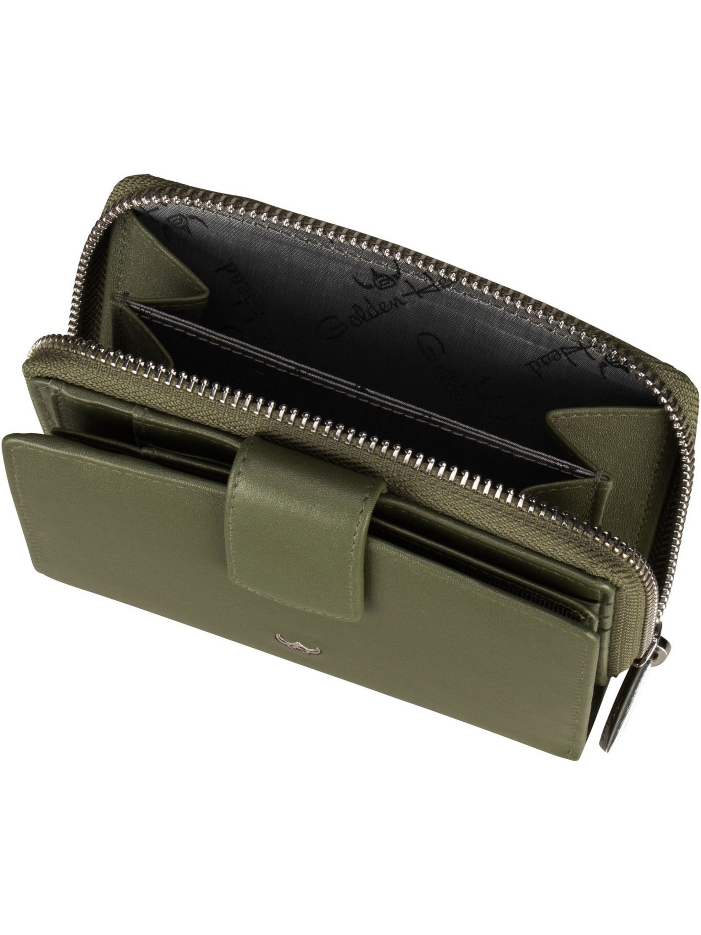 Portamonete 'Valencia' di GOLDEN HEAD in verde