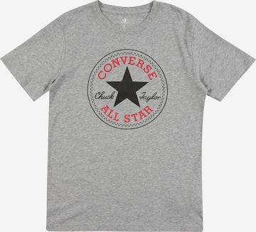 CONVERSE Футболка 'Chuck' в Серый: спереди