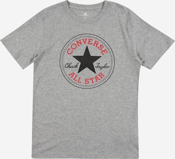 Tricou de la CONVERSE pe gri: față