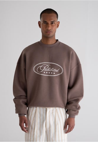 Prohibited Sweatshirt 'Five-Star' in Grau