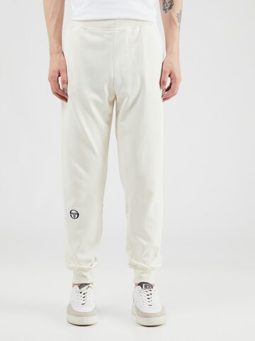 Sergio Tacchini - Tapered Pantalón 'DALLAS' en blanco: frente