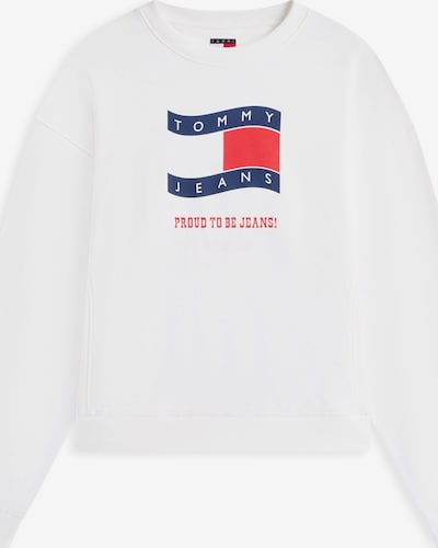 Megztinis be užsegimo iš Tommy Jeans, spalva – tamsiai mėlyna / raudona / balta, Prekių apžvalga
