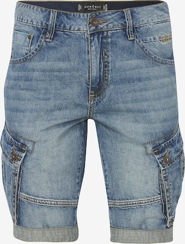 KOROSHI Regular Cargofarkut värissä sininen: etupuoli