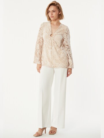 Chemisier 'Zakora' Ana Alcazar en beige