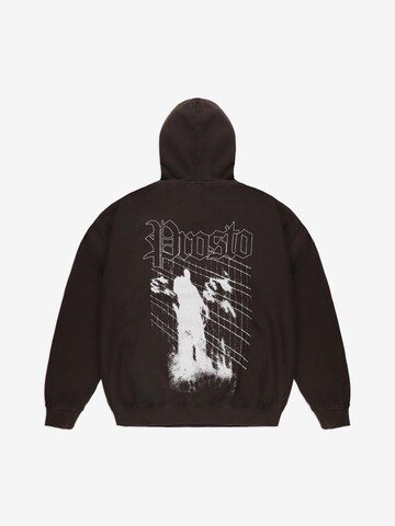 Prosto Sweatshirt 'Shadow Washed' in Schwarz