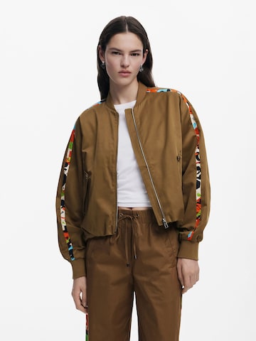 Wide leg Pantaloni di Desigual in marrone