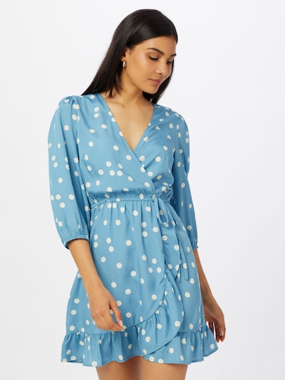 Rochie tip bluză NEW LOOK pe albastru / alb, Vizualizare model