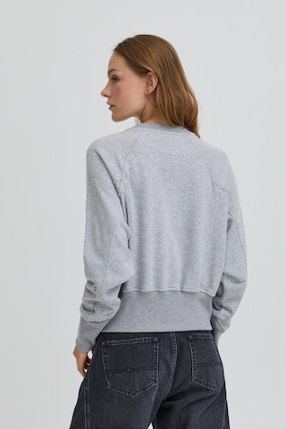 Ball Zip-Up Hoodie 'ALBERTA' in Grey
