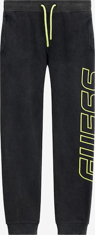 GUESS Tapered Pants in Black: front