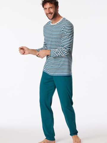SCHIESSER Schlafanzug ' Casual Nightwear ' in Blau