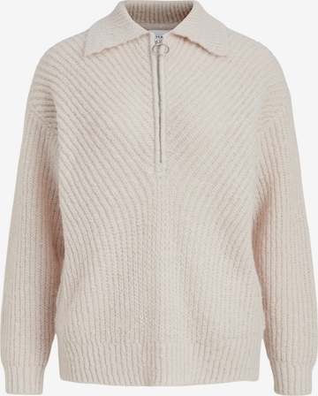 VILA Sweater 'Chinti' in Beige: front