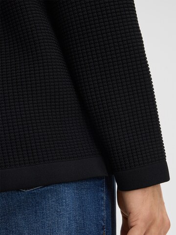 STRELLSON Gebreid vest ' Victor ' in Zwart