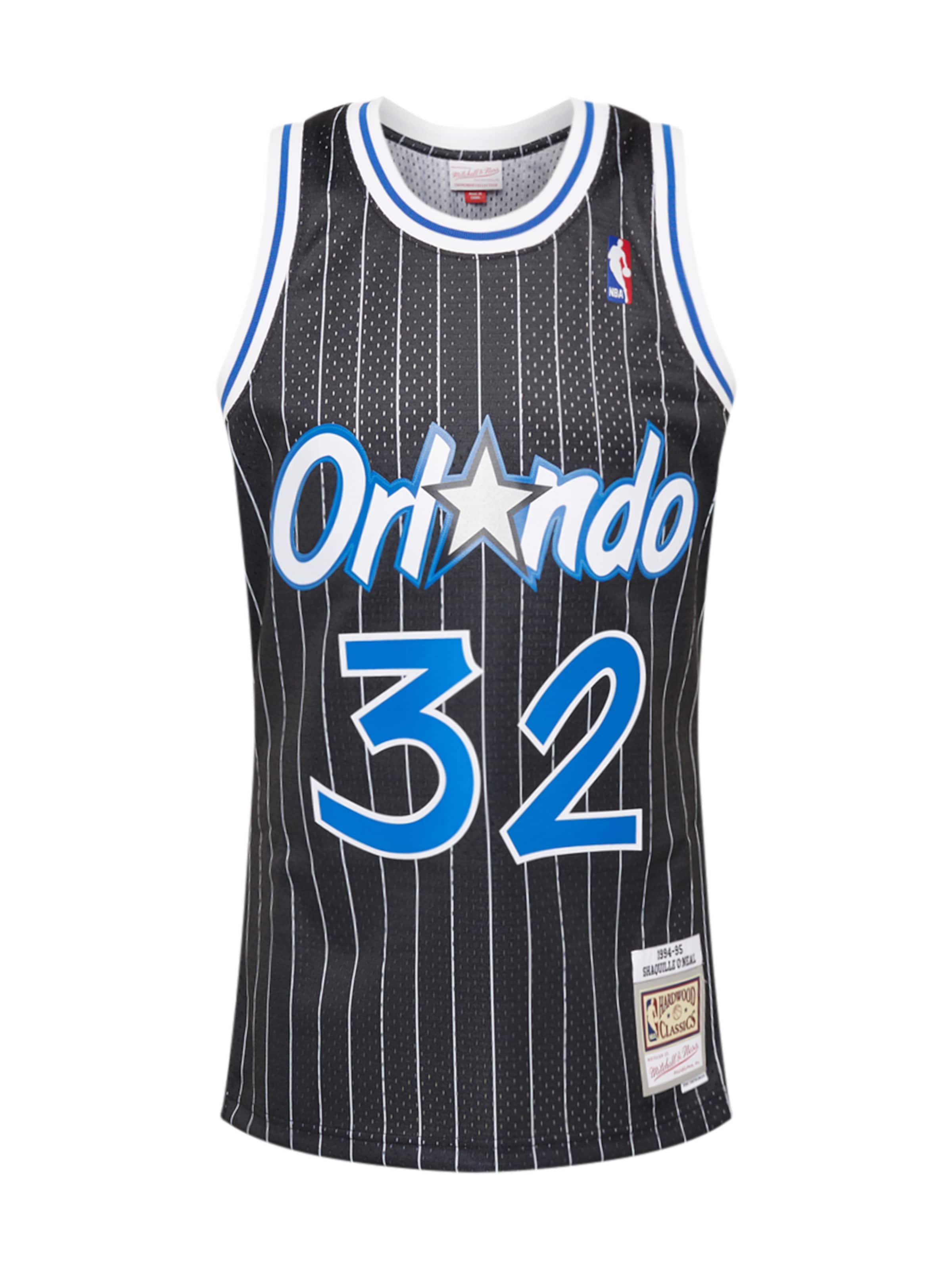 Mitchell & Ness Tričko – černá: přední strana