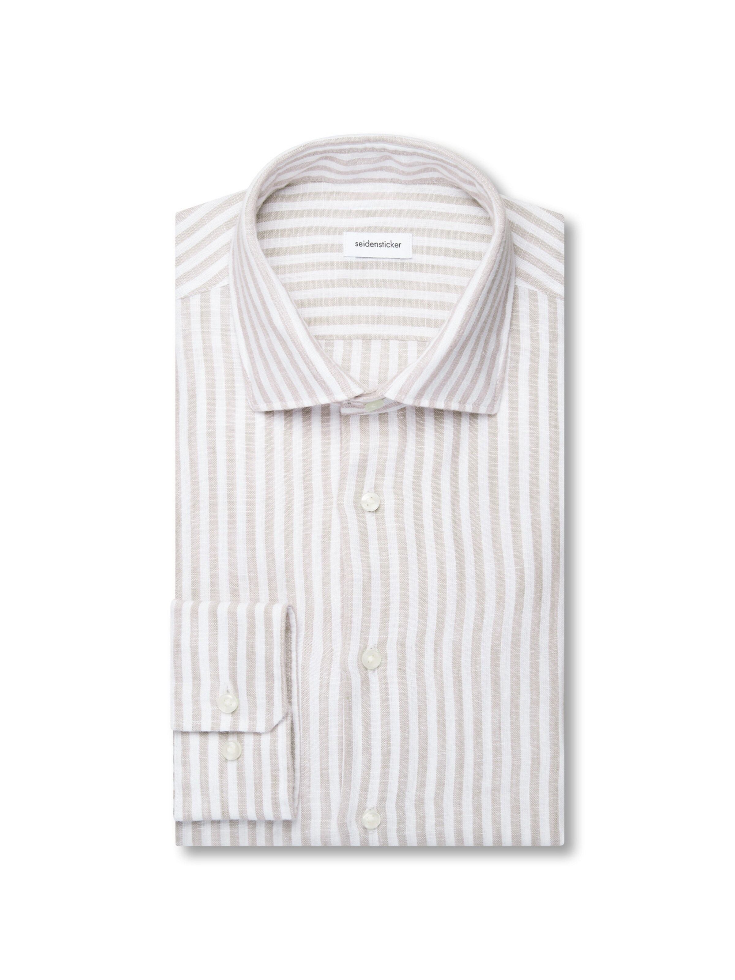 SEIDENSTICKER Comfort fit Zakelijk overhemd in Beige